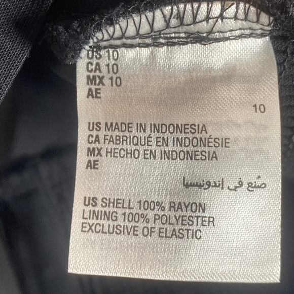 BAR III Women's Deep Black Sweetheart Cutout Ruffle-Sleeve Crop Top SZ 10 - Picture 7 of 8